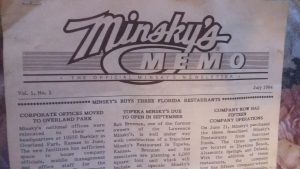 Minsky's Memo