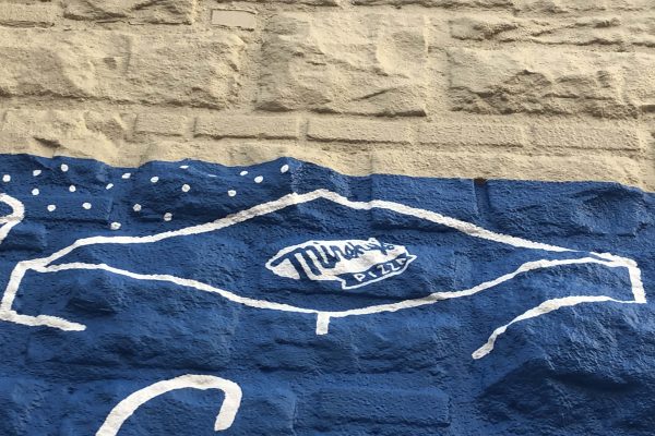 Minsky's Box detail - South Plaza Mural