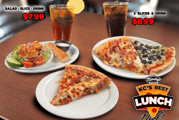 KC's Best Lunch Deal Minsky's Weekday Slice Special