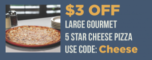 Minsky's 5 Star Cheese Pizza