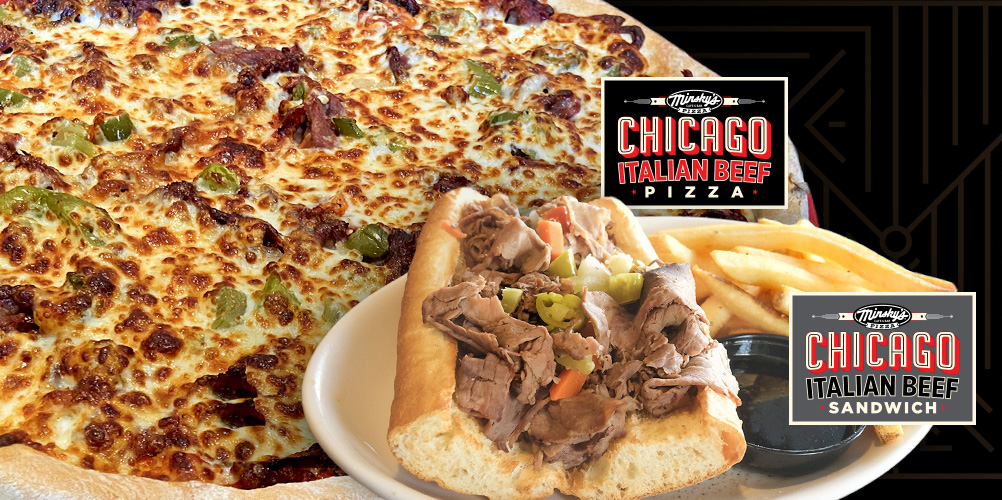 Chicago Italian Beef Gourmet Pizza and Sandwich – Limited Time Only!
