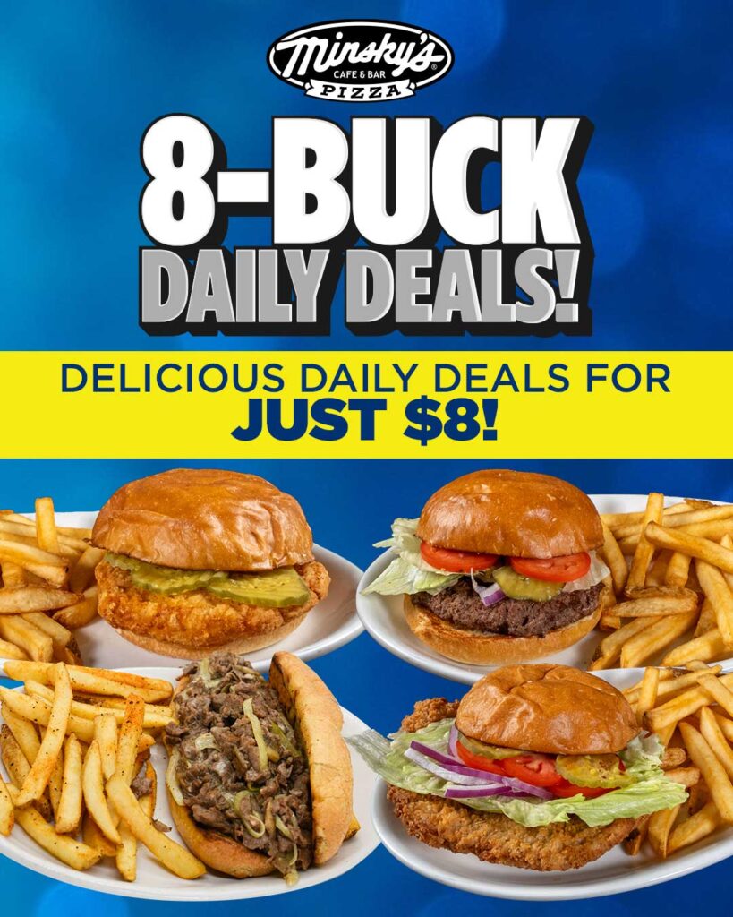 Minsky's 8-Buck Daily Deals