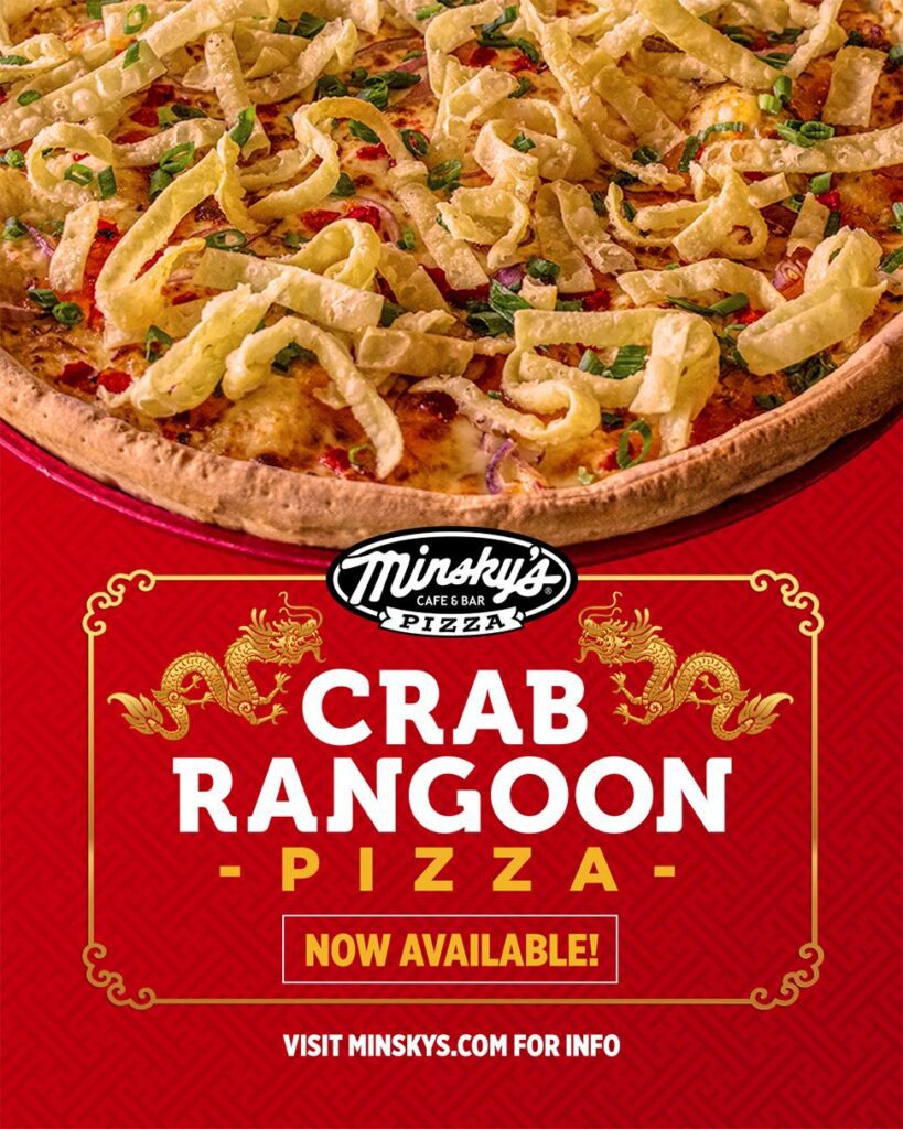Minsky's Crab Rangoon Pizza