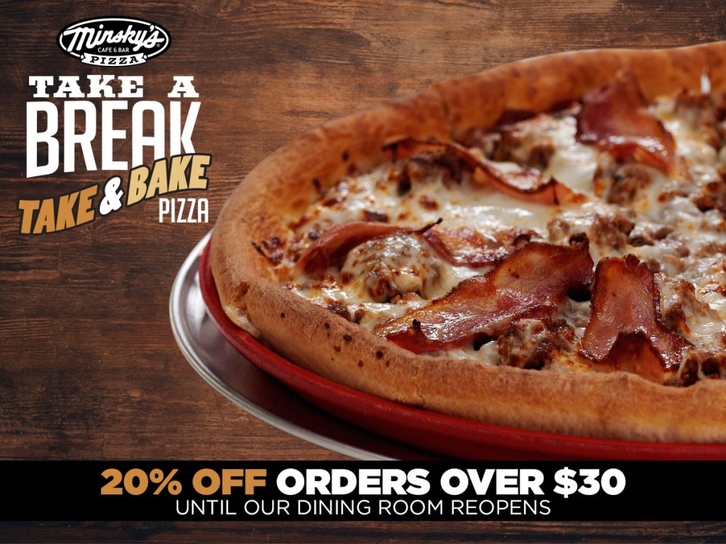 Take and Bake Pizzas from Minsky’s Make Dinnertime a Breeze! Minsky's
